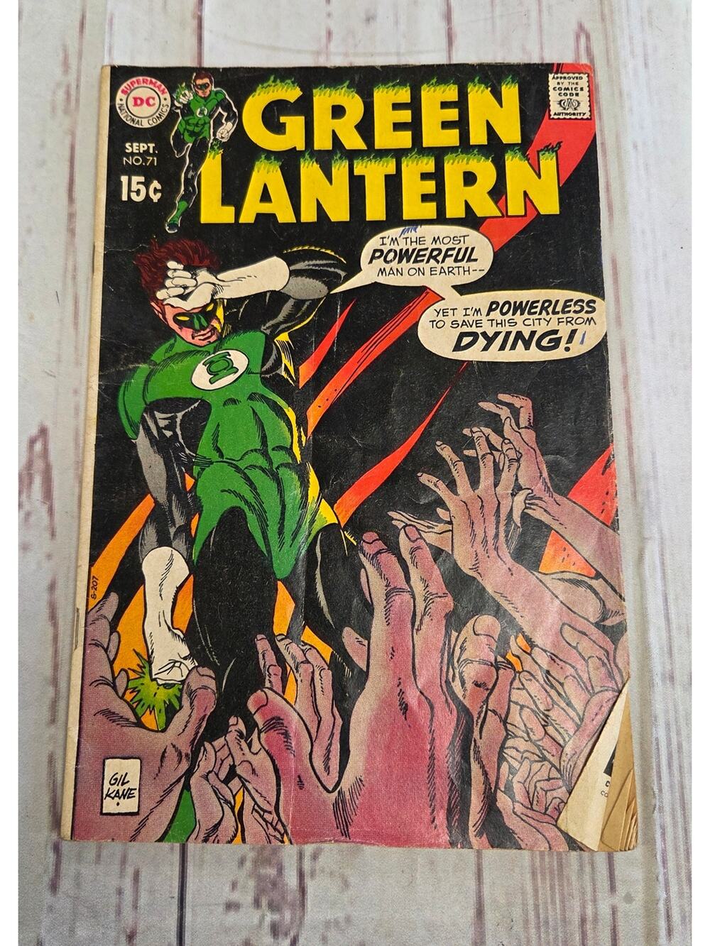 Green Lantern #71 Sept 1969 DC Comics Silver Age Vintage Comic